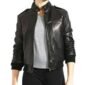 Womens Lambskin Leather Bomber Jacket