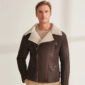 Brown Shearling Leather Jacket