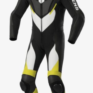 Atem v3 Race Suit - Black/White/Flo Yellow